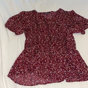 Shein  peplum blouse